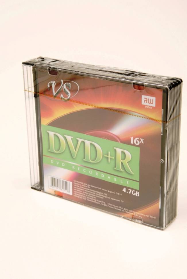 VS DVD+R 4.7 GB 16x SL/5 - VS DVD+R 4.7 GB 16x SL/5
