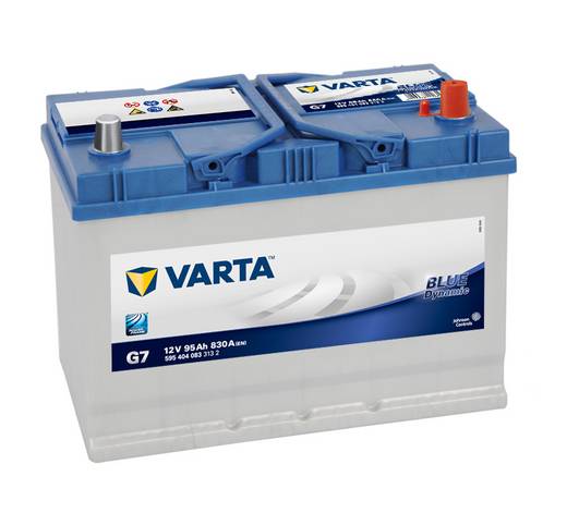 Аккумулятор Varta Blue Dynamic 95 Ач 830 A обратная пол. G7 595404 (Джип) 306*173*225 - Аккумулятор Varta Blue Dynamic 95 Ач 830 A обратная пол. G7 595404 (Джип) 306*173*225