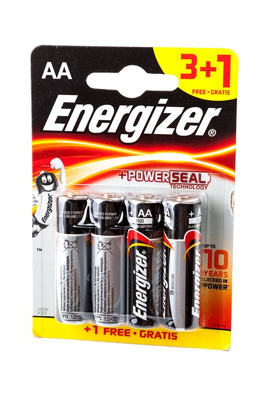 Energizer AA Plus+Power Seal LR6 3+1 BL4 - Energizer AA Plus+Power Seal LR6 3+1 BL4