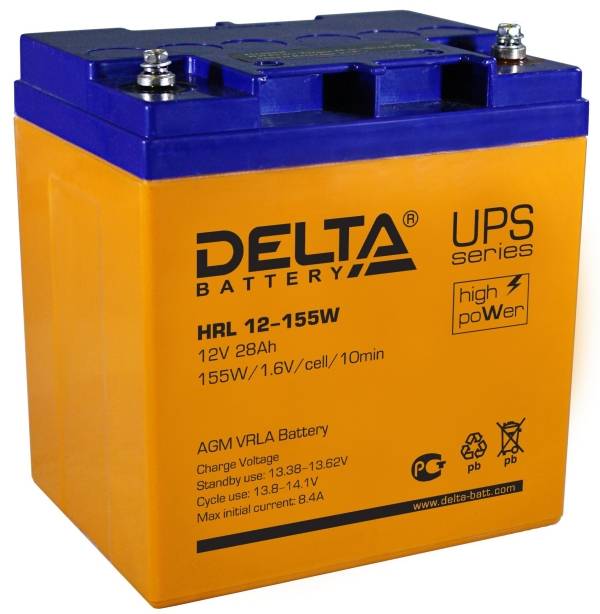Аккумулятор DELTA HRL 12-155 - Аккумулятор DELTA HRL 12-155
