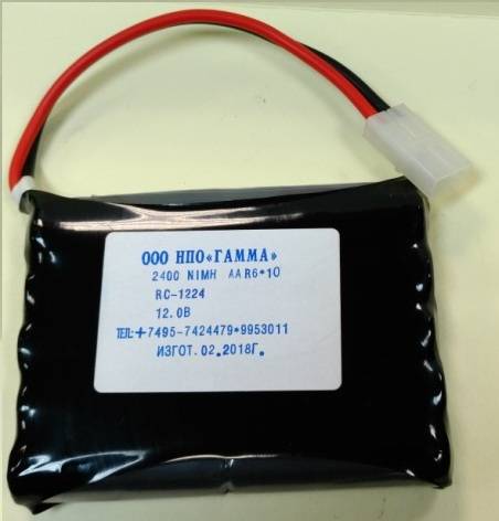 Аккумулятор ExT RC-1224 12,0 V, 2400 mAh, NiMH(10H-AA2400mAh)  - Аккумулятор ExT RC-1224 12,0 V, 2400 mAh, NiMH(10H-AA2400mAh) 