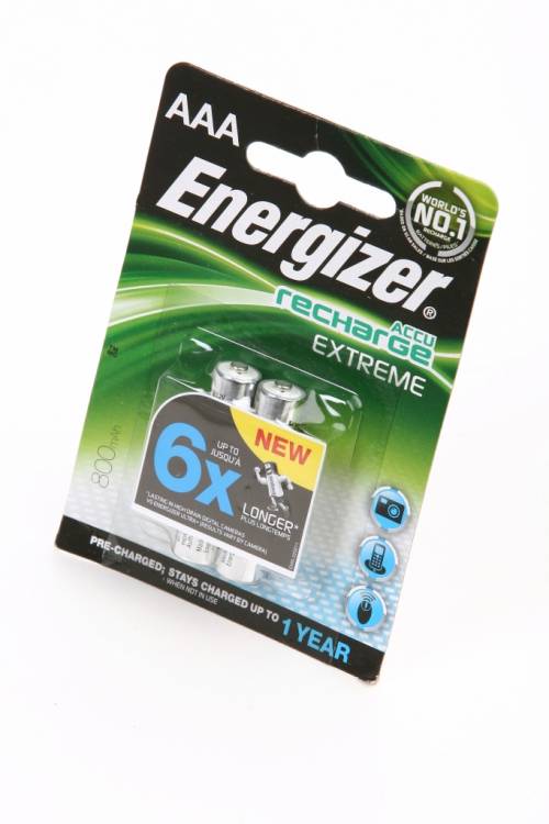 Energizer Recharge Extreme AAA 800mAh BL2