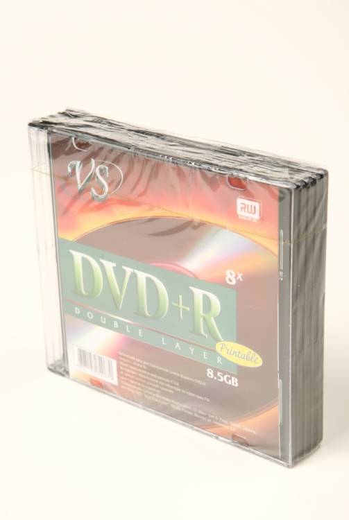 VS DVD+R 8.5 GB  8x SL/5 Double Layer Ink Print