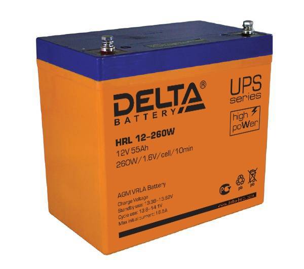 Аккумулятор DELTA HRL 12-260 - Аккумулятор DELTA HRL 12-260