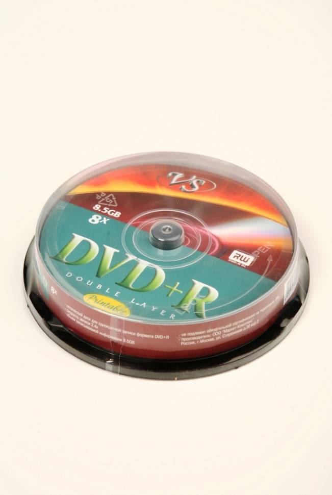 VS DVD+R 8.5 GB  8x CB/10 Double Layer Ink Print - VS DVD+R 8.5 GB  8x CB/10 Double Layer Ink Print