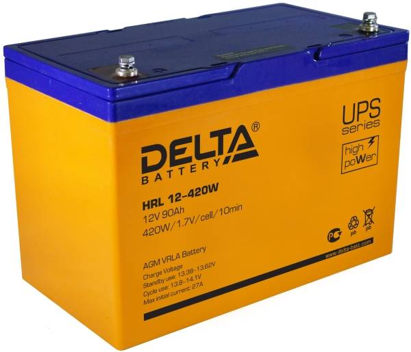 Аккумулятор DELTA HRL 12-420 - Аккумулятор DELTA HRL 12-420