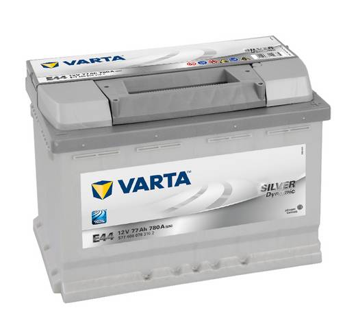 Аккумулятор Varta Silver Dynamic 77 Ач 780 А обратная пол. E44 577400 278*175*190