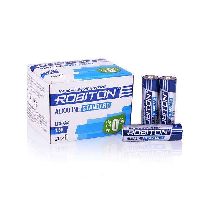 ROBITON STANDARD LR6 BULK20, в упак 20 шт - ROBITON STANDARD LR6 BULK20, в упак 20 шт