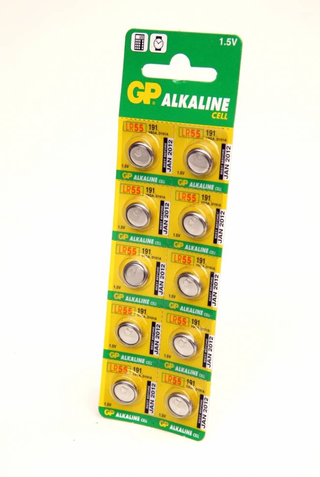 GP Alkaline cell 191-C10 AG8 BL10 - GP Alkaline cell 191-C10 AG8 BL10