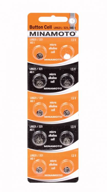 MINAMOTO Button Cell AG1 BL10