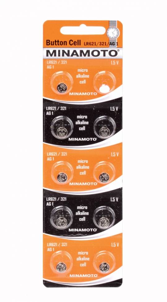 MINAMOTO Button Cell AG1 BL10 - MINAMOTO Button Cell AG1 BL10