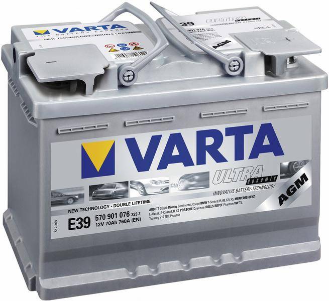 Аккумулятор Varta Ultra Dynamic (гелевый) 70 Ач 760 A обратная пол. 570901076 278*175*190 - Аккумулятор Varta Ultra Dynamic (гелевый) 70 Ач 760 A обратная пол. 570901076 278*175*190