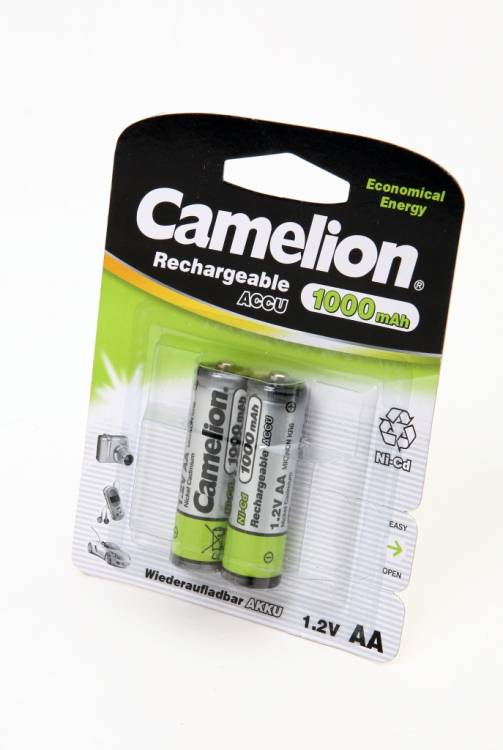 Camelion NC-AA1000BP2 АА 1000mAh Ni-Cd BL2