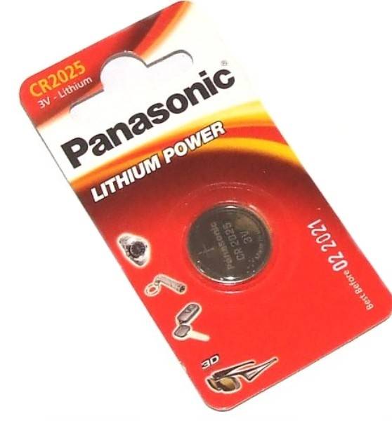 Panasonic Lithium Power CR-2025EL/1B CR2025 BL1