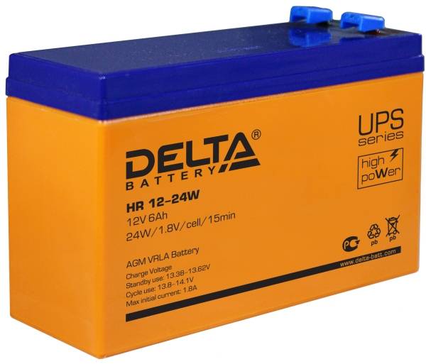 Аккумулятор DELTA HR 12-24 - Аккумулятор DELTA HR 12-24
