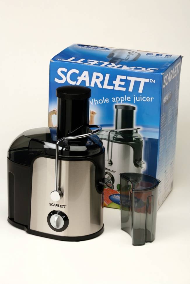 SCARLETT SC-015 стакан 750мл, емкость для мякоти 1600мл, носик антикапля - SCARLETT SC-015 стакан 750мл, емкость для мякоти 1600мл, носик антикапля