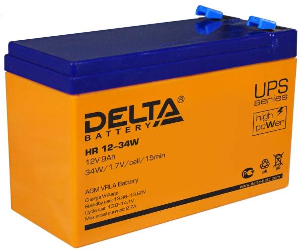 Аккумулятор DELTA HR 12-34 - Аккумулятор DELTA HR 12-34