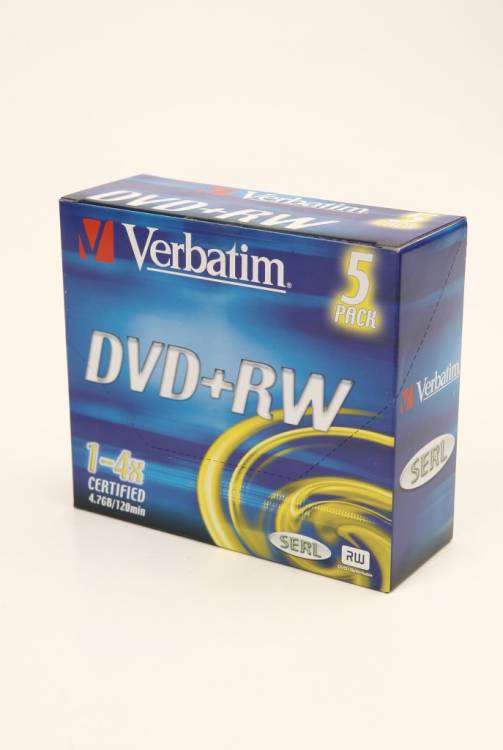 Verbatim 43297 DVD+RW Slim Color