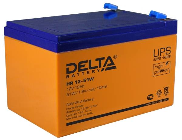 Аккумулятор DELTA HR 12-51 - Аккумулятор DELTA HR 12-51