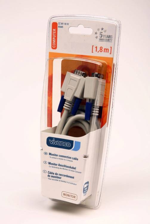 VIVANCO CC M1 18 VV  45445 для монитора 1.8м BL1