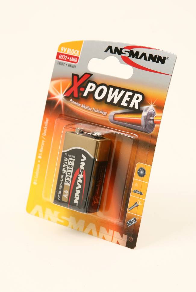 ANSMANN X-POWER 5015643 6LR61 BL1 - ANSMANN X-POWER 5015643 6LR61 BL1