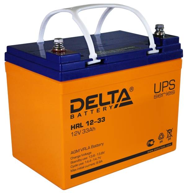 Аккумулятор DELTA HRL 12-33 - Аккумулятор DELTA HRL 12-33