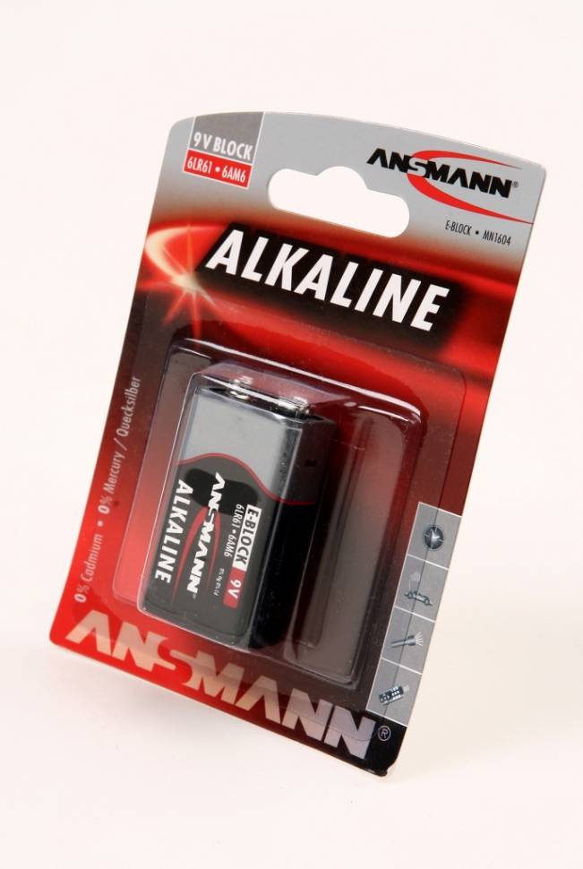 ANSMANN RED 1515-0000 6LR61  BL1 - ANSMANN RED 1515-0000 6LR61  BL1