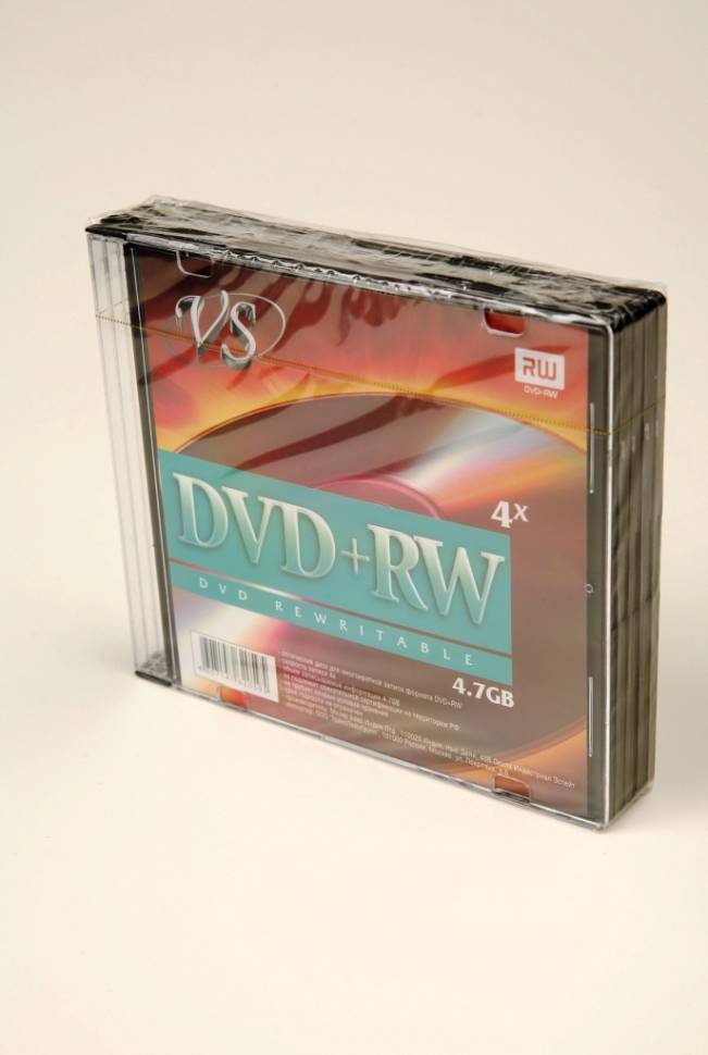 VS DVD+RW 4.7 GB 4x SL/5 - VS DVD+RW 4.7 GB 4x SL/5