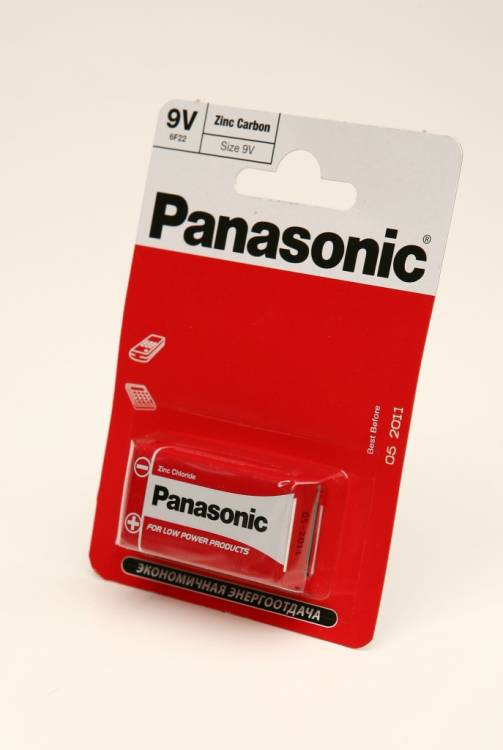 Panasonic Zinc Carbon 6F22RZ/1BP R6F22RZ BL1