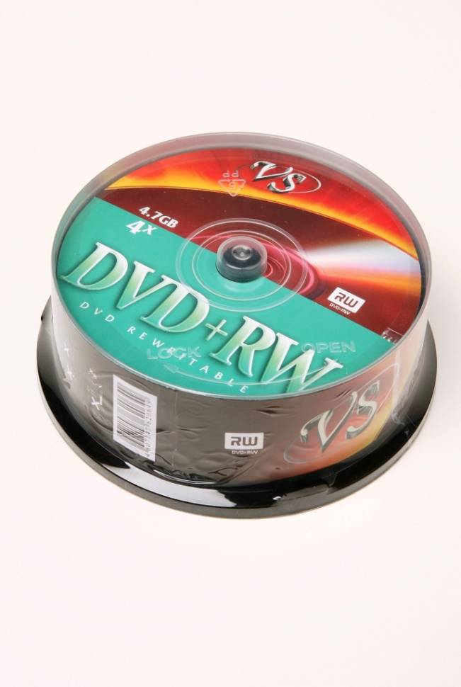 VS DVD+RW 4.7 GB 4x CB/25 - VS DVD+RW 4.7 GB 4x CB/25