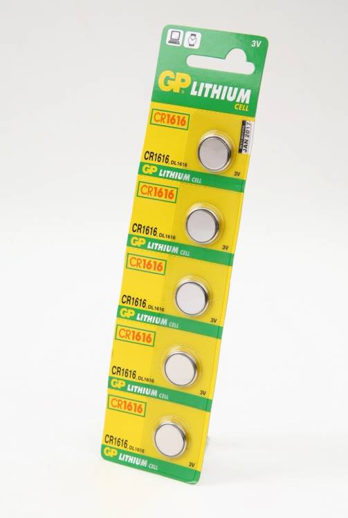 GP Lithium CR1616-C5 CR1616 BL5