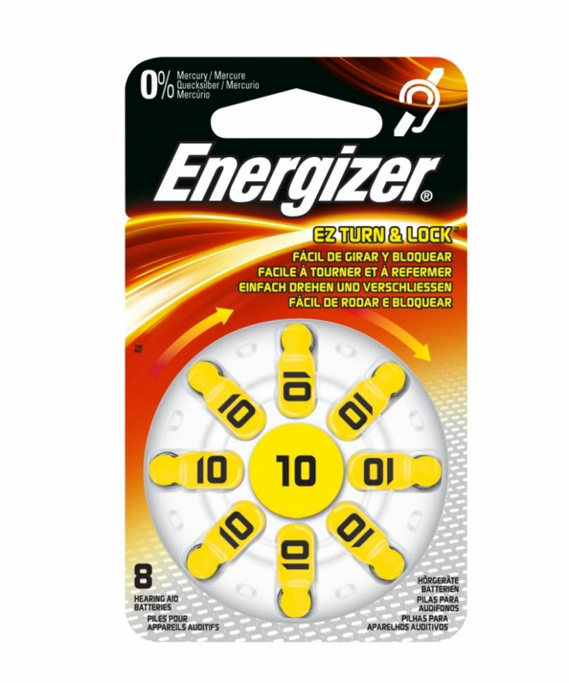 Energizer Zinc Air 10 BL8 - Energizer Zinc Air 10 BL8