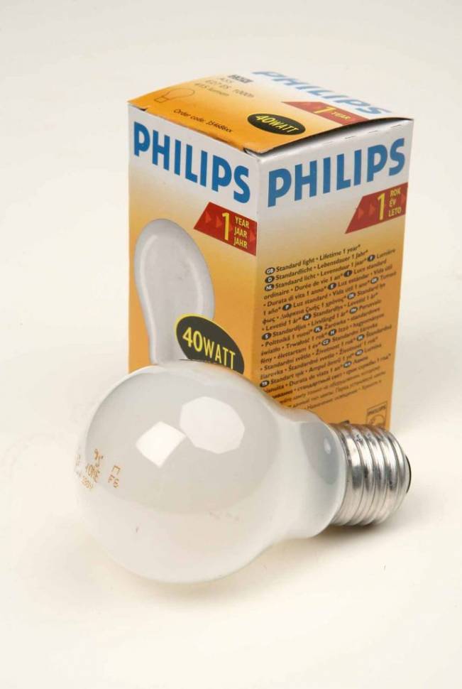 PHILIPS A55 40W E27 FR 354686 - PHILIPS A55 40W E27 FR 354686