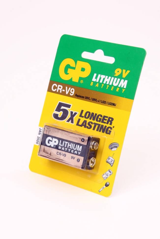 GP Lithium CR-V9-U1 CR-V9 BL1 - GP Lithium CR-V9-U1 CR-V9 BL1