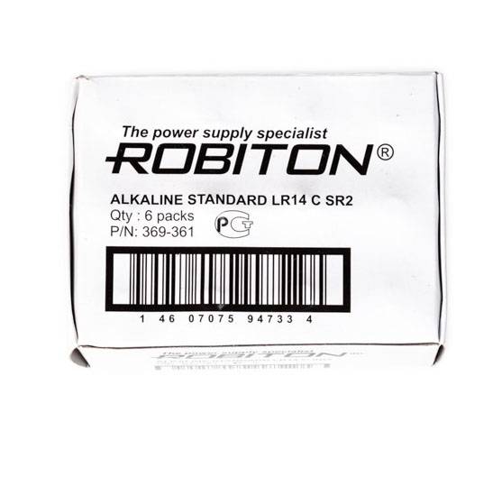 ROBITON STANDARD LR14 SR2, в упак 12 шт - ROBITON STANDARD LR14 SR2, в упак 12 шт