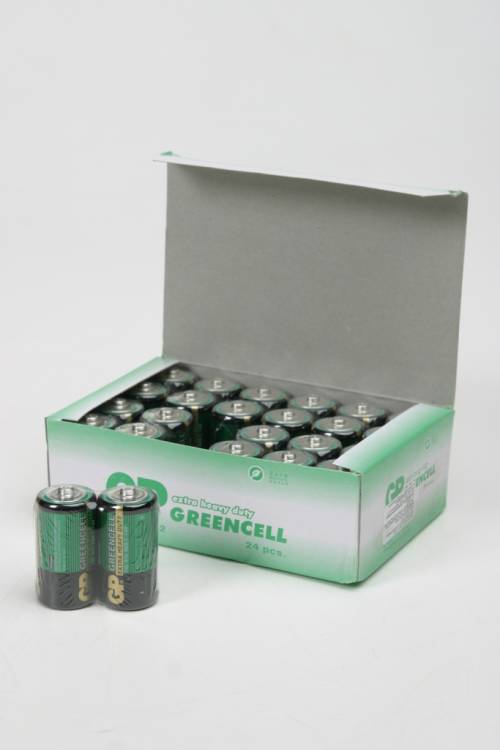 GP Greencell 14G/R14 SR2, в упак 24 шт