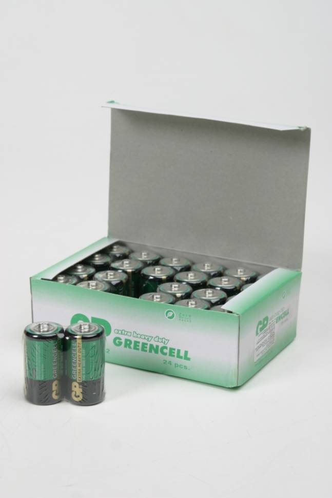 GP Greencell 14G/R14 SR2, в упак 24 шт - GP Greencell 14G/R14 SR2, в упак 24 шт
