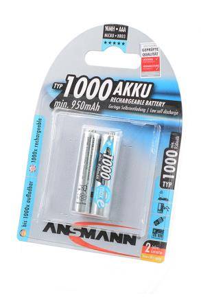 ANSMANN 5030892 maxE 1000мАч AAA BL2