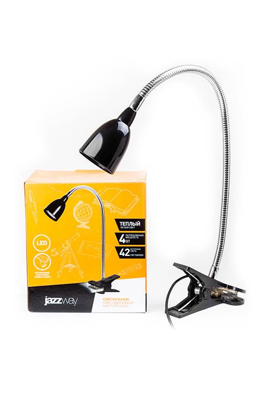 Jazzway PTL-1215C 4W/3000K BLACK (на прищепке) - Jazzway PTL-1215C 4W/3000K BLACK (на прищепке)