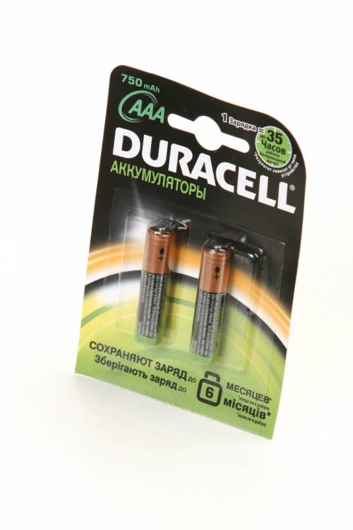 DURACELL HR03 AAA 750mAh BL2