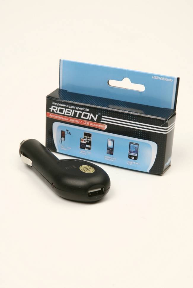 ROBITON USB1000/Auto 1000мА с USB входом   BL1 - ROBITON USB1000/Auto 1000мА с USB входом   BL1