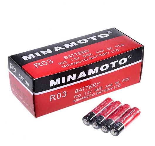 MINAMOTO Heavy Duty R03 SR4, в упак 60 шт - MINAMOTO Heavy Duty R03 SR4, в упак 60 шт