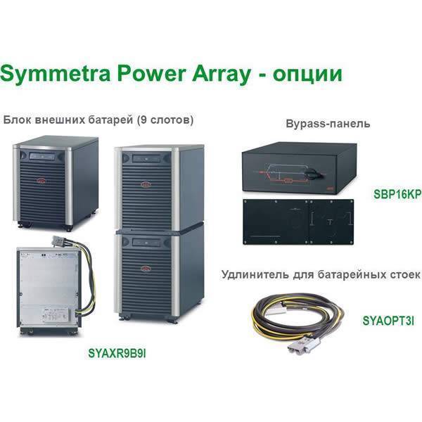 Батарейный шкаф APC Symmetra SYAXR9B9I - Батарейный шкаф APC Symmetra SYAXR9B9I