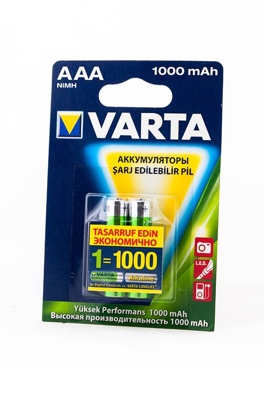 VARTA 5703 AAA 1000mAh BL2 - VARTA 5703 AAA 1000mAh BL2