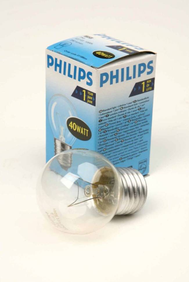 PHILIPS P45 40W E27 CL 011886 - PHILIPS P45 40W E27 CL 011886