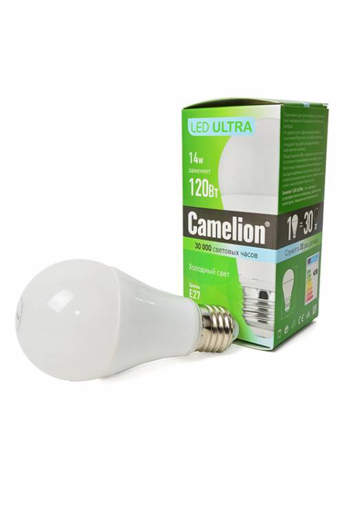 Camelion LED14-A60/845/E27 4500K 14Вт BL1