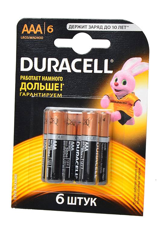 DURACELL LR03 BL6 - DURACELL LR03 BL6