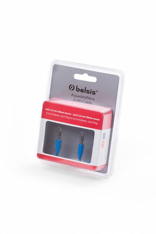 Belsis BGL 1104 Jack 3,5 mm Stereo вилка - Jack 3,5 mm Stereo вилка 1,5м синий  BL1