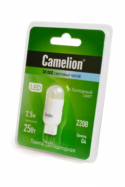 Camelion LED2.5-JD/4500K/G4 2.5Вт 4500К BL1