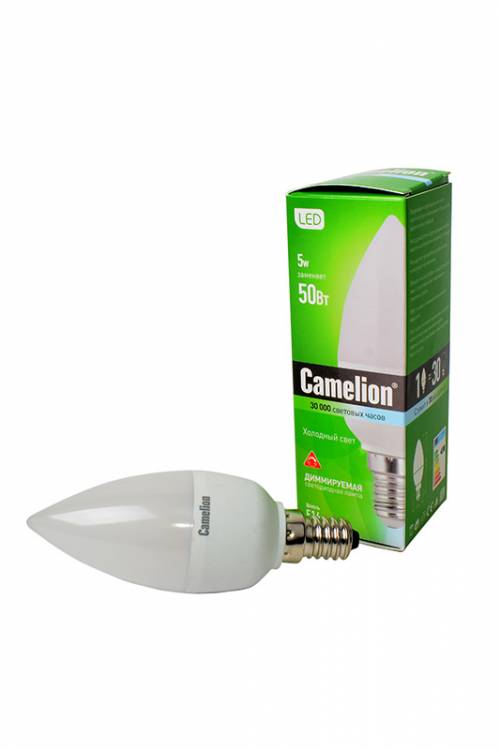 Camelion LED5-C35-D/845/E14 5Вт 4500K BL1